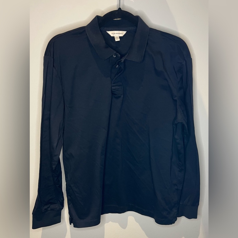 Club Monaco Long Sleeve Polo